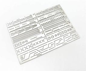 img 3 attached to Versatile 13-in-1 Scribing Template Ruler for Gundam Model Crafting and Engraving