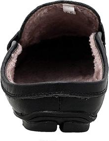 img 1 attached to Breathable Leather Go Tour Slippers for Enhanced Comfort and Style