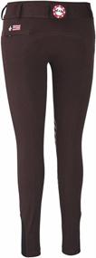 img 1 attached to 👖 Stylish and Durable: Equine Couture Women's Brittni Knee Patch Breech for Fashion-forward Equestrians