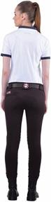 img 2 attached to 👖 Stylish and Durable: Equine Couture Women's Brittni Knee Patch Breech for Fashion-forward Equestrians