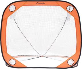 img 4 attached to 🥍 Champion Sports Lacrosse Training Goal: Pop Up & Backyard Shooting Net, Orange, 6 X 6-Feet - Improve Skills and Practice like a Pro!