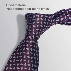 img 1 attached to 🎅 Christmas Classic Elegant Jacquard Necktie