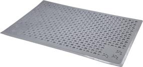 img 4 attached to 🐾 Premium Purr-Fect Paws Cat Litter Mat: Medium, Gray (Pack of 1) - A Must-Have for Tidy Cat Owners!