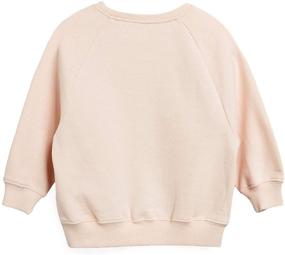 img 3 attached to 👶 Toddler Girls Crewneck Hoodies | Long Sleeve Sweatshirts | Collage T-Shirts | Pullover Tops | Kids