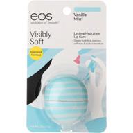 👄 buy the best: eos visibly soft lip balm sphere, vanilla mint 0.25 oz (pack of 12) logo