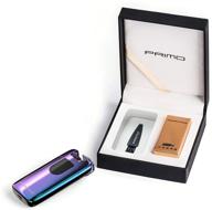 primo rainbow plasma lighter - dual arc, touchless, windproof for cigarette logo