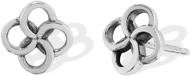 boma jewelry sterling quatrefoil earrings logo