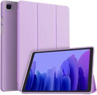 📱 shockproof tri-fold stand lightweight smart cover for samsung galaxy tab a7 10.4 case 2020, with soft tpu back, auto sleep/wake - purple, compatible with samsung galaxy tab a7 [sm-t500/t505/t507] logo