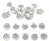 jialeey 30pcs 'she believed she could so she did' diy message charms pendant - perfect for jewelry making and crafting logo