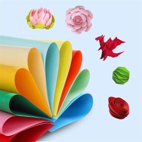 img 2 attached to 📝 100 Pcs A4 Color Paper for DIY Crafts and Origami - Printer-Friendly Coloured Paper for Arts, Paper Cutting, and DIY Projects (10 Vibrant Colors)