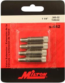 img 1 attached to 🔧 Milton S-442 1.25-inch Brass Valve Extension - Set of 4