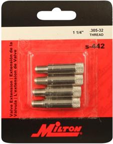 img 2 attached to 🔧 Milton S-442 1.25-inch Brass Valve Extension - Set of 4