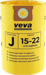 img 4 attached to 🔍 VEVA 10 Pack Premium Vacuum Filter Bags Type J 9067300 for Shop Vacuum 15-22 Gallon Vac - 90673: Enhanced Filtration for Efficient Cleaning