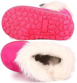 img 2 attached to Femizee Kids Winter Warm Snow Boots for Girls and Boys (Toddler/Little Kid) - Outdoor Footwear