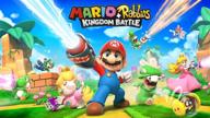 🎮 mario + rabbids kingdom battle - nintendo switch [digital code] - a merging of mario and rabbids in a kingdom battle on the nintendo switch logo