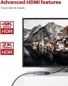 img 1 attached to 2-Pack HDMI Коаплер, iVANKY 4K HDMI испытателя Женская к Женская переходник, 4K Алюминий Cоединитель HDMI с поддержкой 4K@60hz, 3D и HDR для HDTV, Roku TV Stick, Oculus Rift VR Headset, ПК и DVD-проигрывателя.