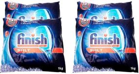 img 1 attached to Enhance Dishwashing Performance with Finish Dishwasher 🔍 Performance Salt Bag, 2.2 lbs – Pack of 4