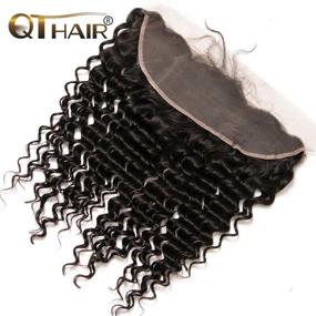 img 2 attached to QTHAIR Frontal Closure Brazilian Natural Hair Care