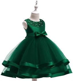 img 3 attached to Toddler Birthday Bridesmaid Performance Princess Apparel & Accessories Baby Girls and Clothing