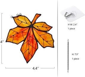 img 3 attached to HAOSUM Подвеска с праздничным рисунком на День Благодарения