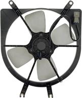 dorman 620-204 radiator fan assembly in sleek black finish logo