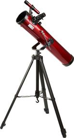 img 4 attached to 🔭 Carson RP-100 Red Planet 35-78x76mm Newtonian Reflector Telescope - Black
