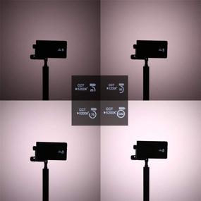 img 2 attached to 🌈 BOLING BL-P1 RGB LED: Полноразмерное цветное освещение для камеры/видеокамеры с карманной перезаряжаемой видеолампой и диапазоном цветов от 2500k до 8500k