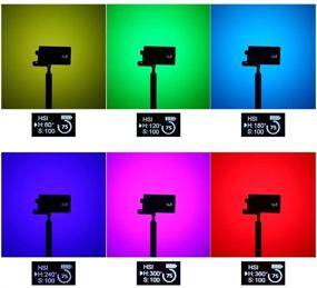 img 3 attached to 🌈 BOLING BL-P1 RGB LED: Полноразмерное цветное освещение для камеры/видеокамеры с карманной перезаряжаемой видеолампой и диапазоном цветов от 2500k до 8500k