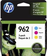 hp 962 cyan, magenta, yellow ink cartridges (3-pack) - compatible with hp 🖨️ officejet 9010 series, hp officejet pro 9010, 9020 series - instant ink eligible - 3yp00an logo