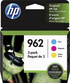 img 4 attached to HP 962 Cyan, Magenta, Yellow Ink Cartridges (3-pack) - Compatible with HP 🖨️ OfficeJet 9010 Series, HP OfficeJet Pro 9010, 9020 Series - Instant Ink Eligible - 3YP00AN