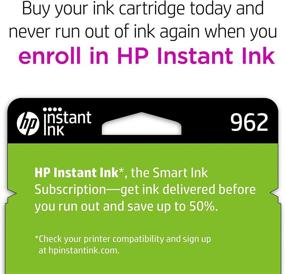 img 1 attached to HP 962 Cyan, Magenta, Yellow Ink Cartridges (3-pack) - Compatible with HP 🖨️ OfficeJet 9010 Series, HP OfficeJet Pro 9010, 9020 Series - Instant Ink Eligible - 3YP00AN