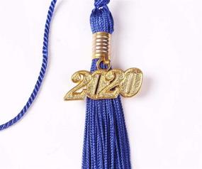 img 1 attached to UIALECG Graduation Tassel Gold Charm