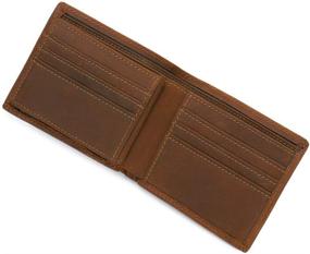 img 1 attached to Optimizing SEO: Vintage Cowboy Genuine Leather Men's Wallets, Card Cases & Money Organizers