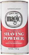 🪒 revolutionary magic extra strength shaving powder red can 5 oz (6 pack): unleash a flawless shaving experience logo