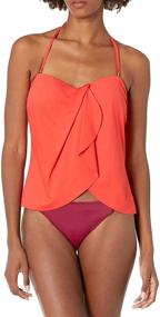 img 1 attached to 👗 Vince Camuto Women's Draped Bandini: Stylish Women's Clothing and Swimwear