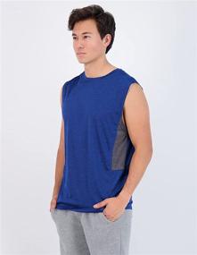 img 3 attached to 👕 5-Pack: Men's Moisture-Wicking Active Tank Top - Fitness and Training Activewear