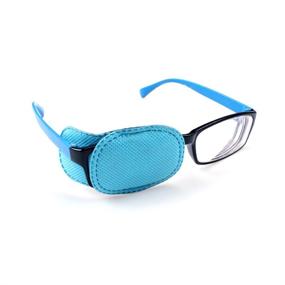 img 4 attached to Ewinever® 6PCS Amblyopia Eye Patch for Glasses - Treatment for Children with Lazy Eye and Strabismus, Gentle on Kids' Skin (Blue) - Optimize Your Search!