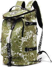 img 4 attached to 🎒 Kalesi Lightweight Waterproof Floral Laptop Backpack with Cool Compartments