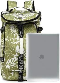 img 1 attached to 🎒 Kalesi Lightweight Waterproof Floral Laptop Backpack with Cool Compartments