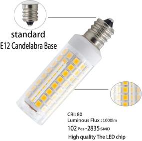 img 2 attached to 💡 LXcom Decorative Chandelier - AC110 120V Equivalent