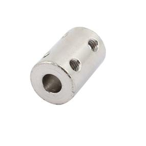 img 1 attached to Uxcell Steel Coupling Coupler Silver