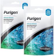 🐟 seachem purigen 2 pack: ultimate water purifier for freshwater & saltwater aquariums логотип