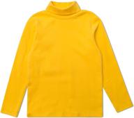 👕 cunyi little boys' turtleneck sleeve tees - tops, tees & shirts logo