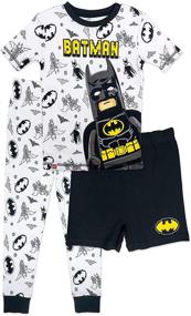 img 4 attached to LEGO Batman Cotton Pajama Set for Boys - 3 Piece PJ Set with Bonus Shorts, Available in Sizes 4 to 10