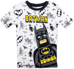 img 3 attached to LEGO Batman Cotton Pajama Set for Boys - 3 Piece PJ Set with Bonus Shorts, Available in Sizes 4 to 10