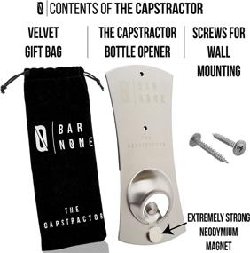 img 3 attached to 🍺 Top-Rated Capstractor: The Ultimate Magnetic Wall Mounted Bottle Opener for Beer Bottles, Fridge & Bartenders