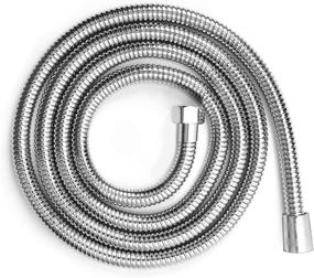 img 4 attached to Blissland Shower Hose Extra Long 118 Inches for Effortless Showering - Chrome Handheld Shower Head Hose with High-Quality Brass Insert and Nut - Lightweight and Flexible Design