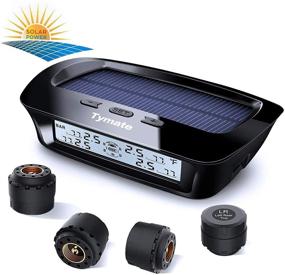 img 4 attached to 🔋 Tymate Solar Tire Pressure Monitoring System with 5 Alarm Modes and 4 External Tmps Sensor