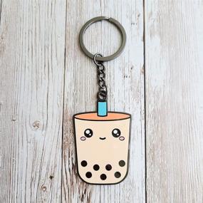 img 2 attached to Cute Boba Keychain Adults Smile