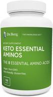 🌱 dr. berg's keto essential aminos: the ultimate vegan tablets for workout, muscle recovery, and healthy hormones – 150 tabs logo